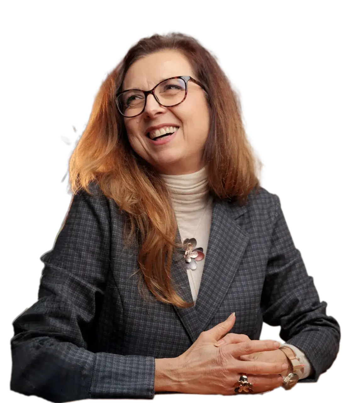 Claudia Antonelli, l'Esperta del Condominio, sorridente